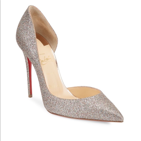 Christian Louboutin Shoes - Christian Louboutin Iriza Glitter 37.5 Never Worn